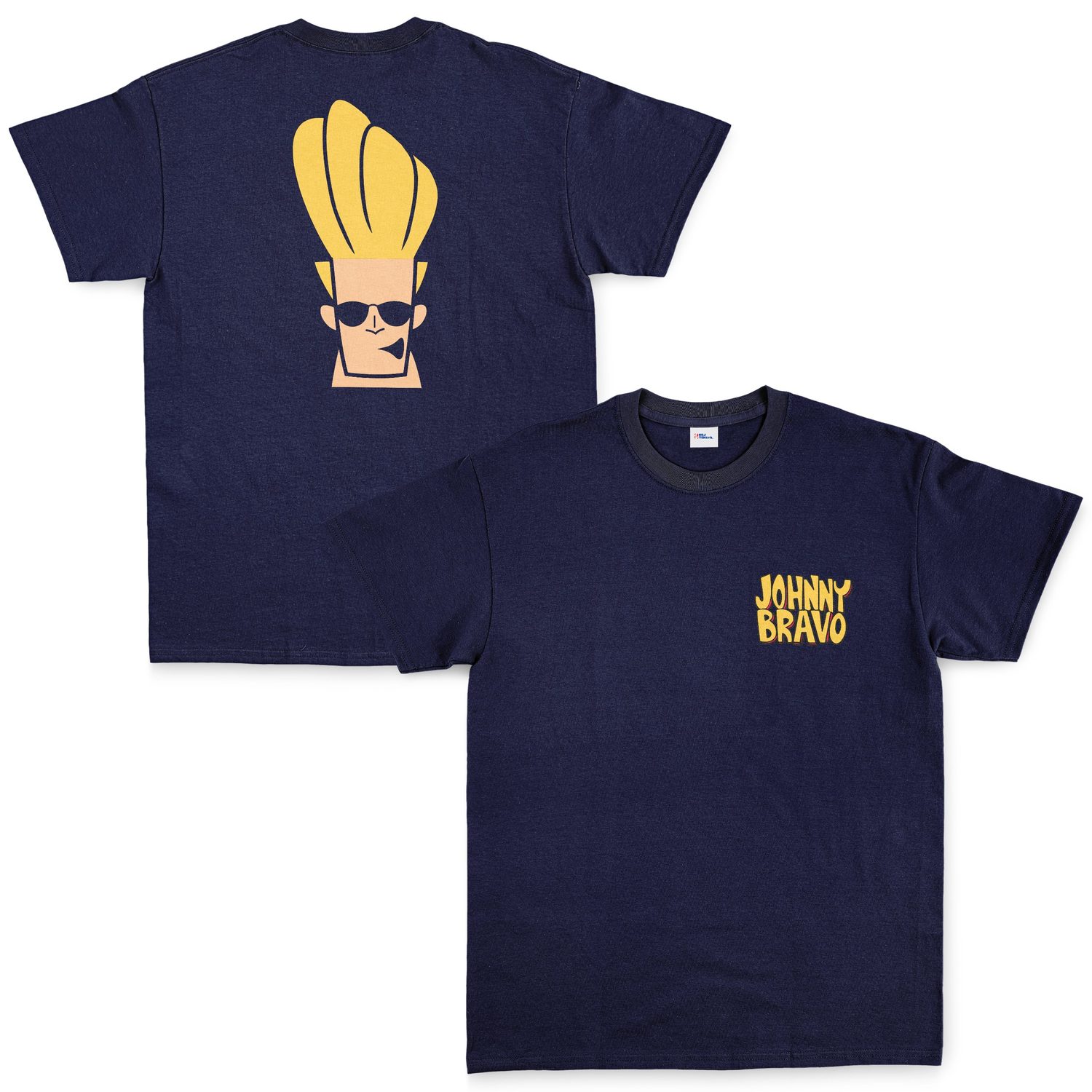 Woah Mamma | Johnny Bravo Tişört L - Lacivert