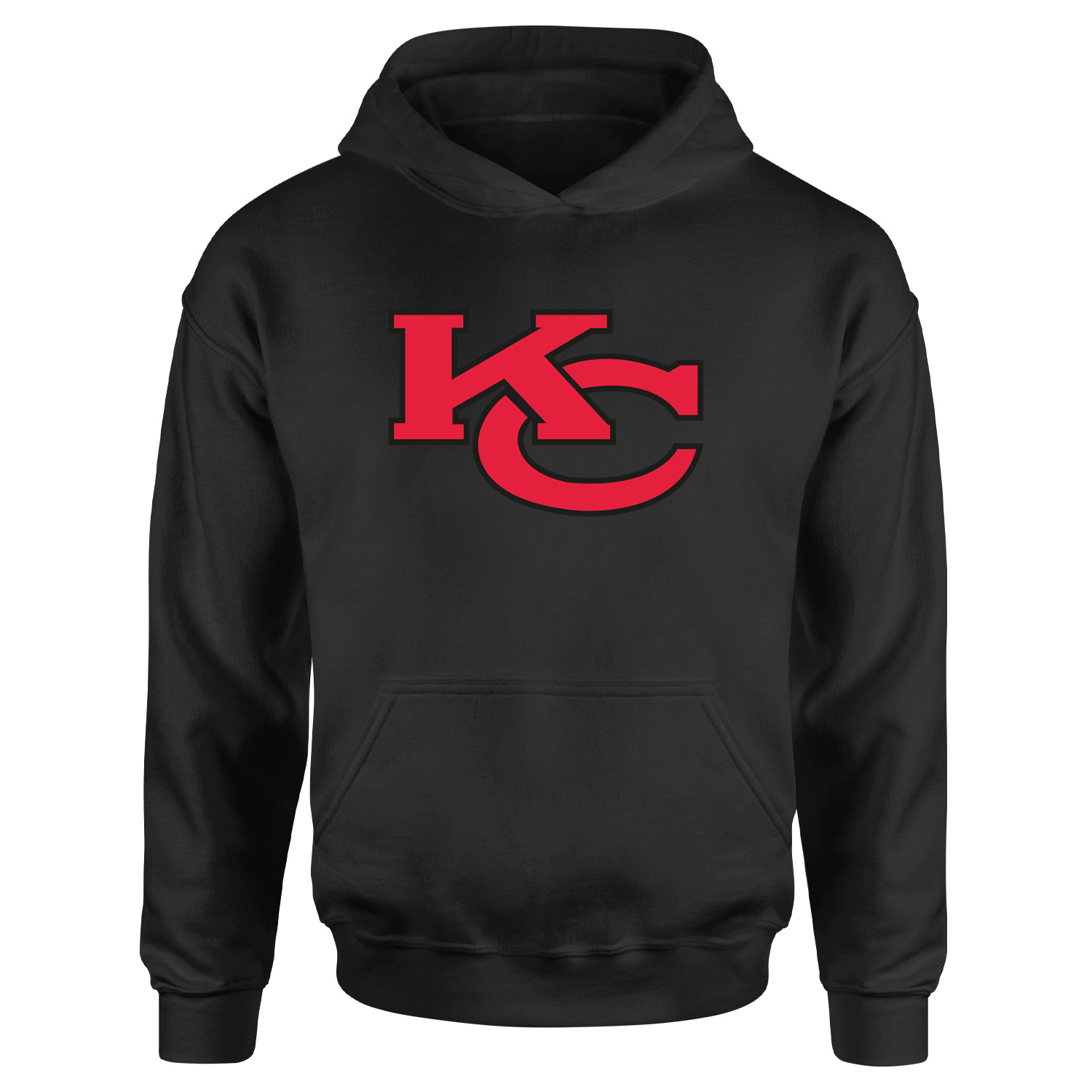 Chiefs, KC Hoodie L - Siyah