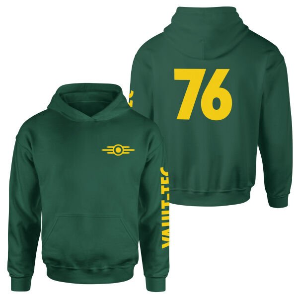 Vault 76 Dweller Hoodie XL - Nefti Yeşili
