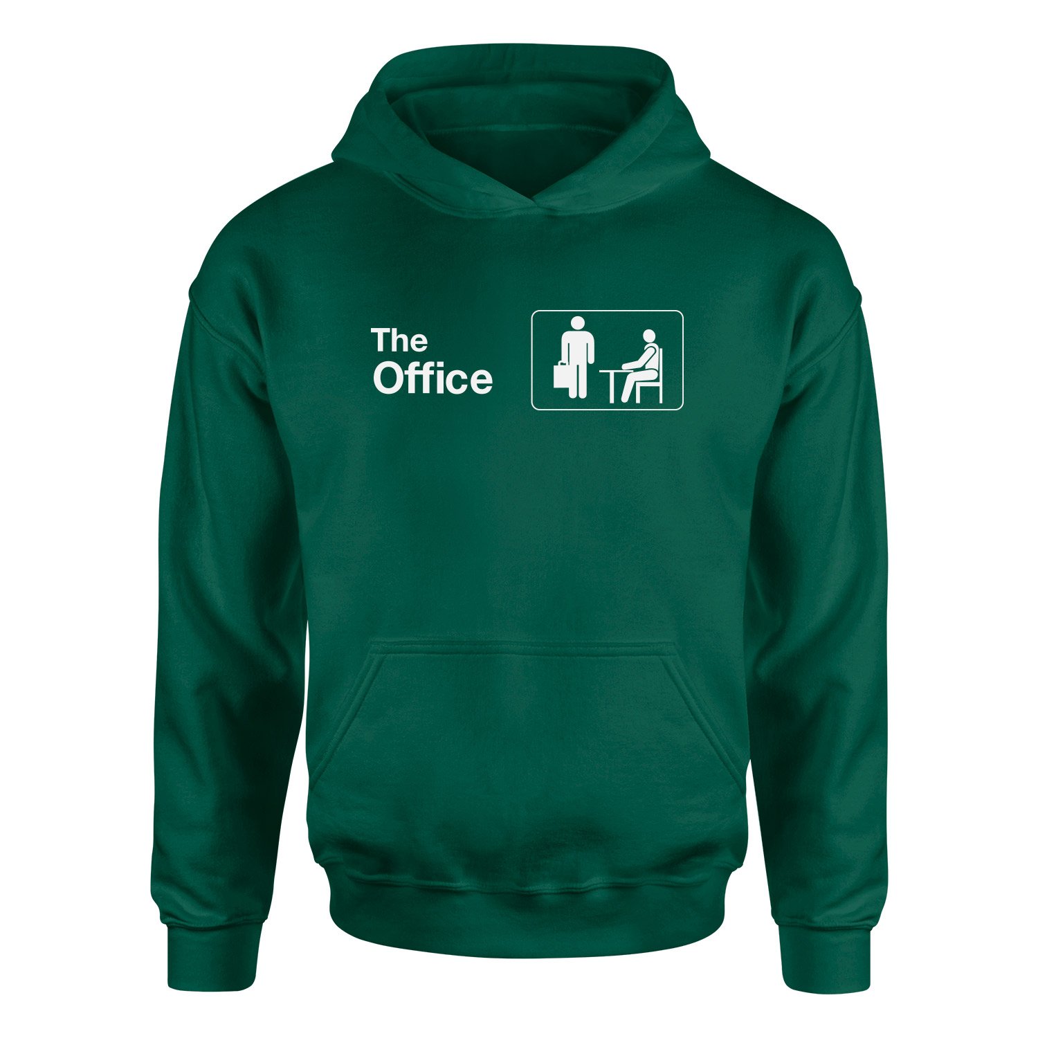 The Office Hoodie M - Nefti Yeşili