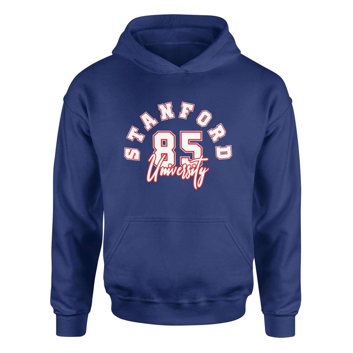 Stanford U Hoodie XL - İndigo Mavisi
