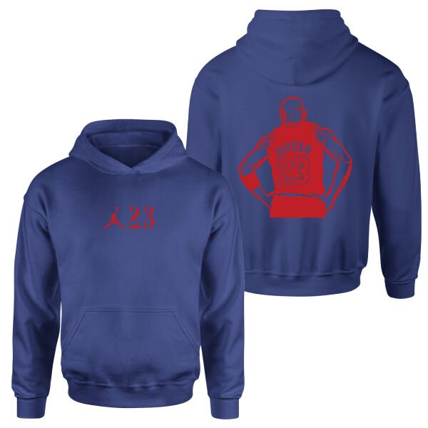 MJ 23 Unstoppable Red |  Air Jordan Hoodie XL - İndigo Mavisi