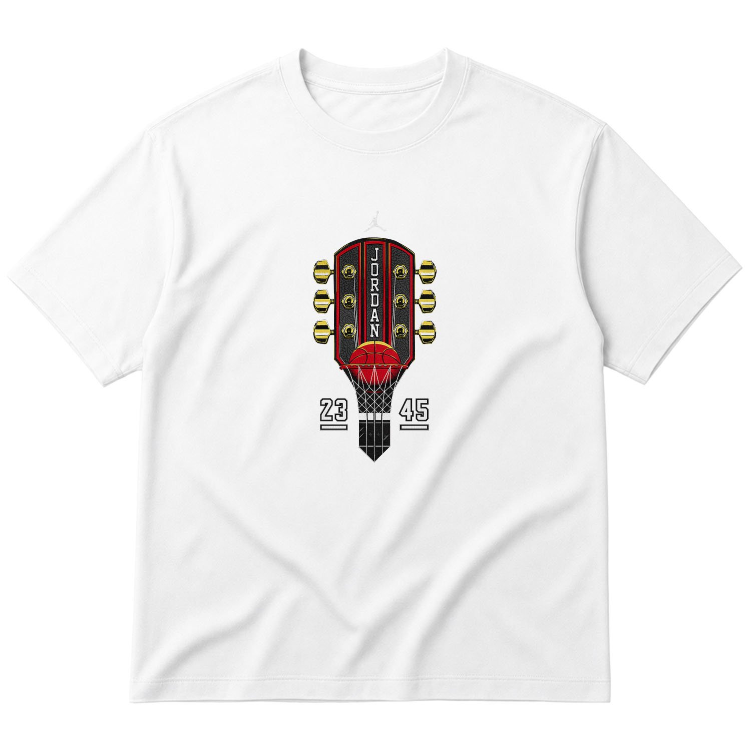 Air Jordan Guitar Oversize Tişört M - Beyaz