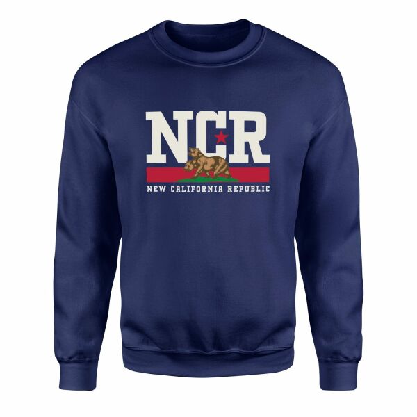 NCR | Fallout Premium Sweatshirt M - İndigo Mavisi