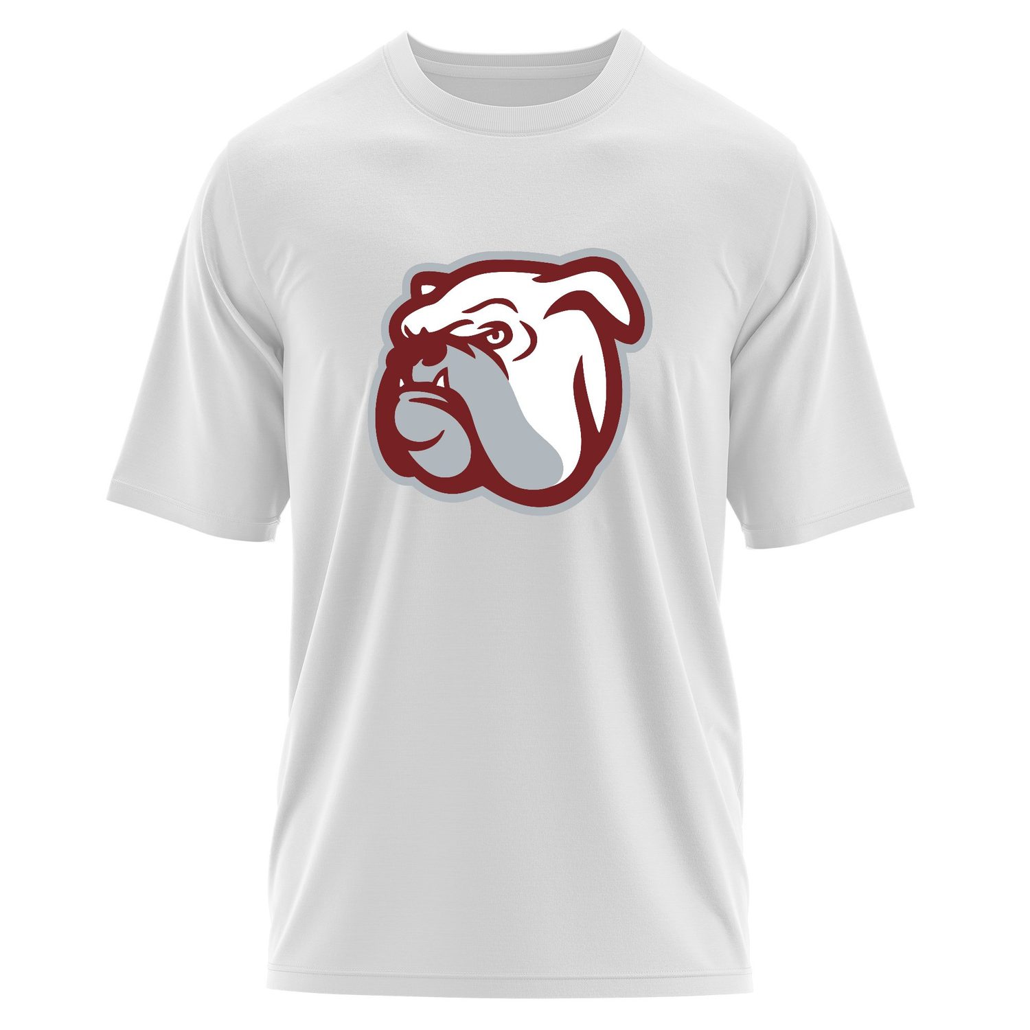 Mississippi State Bulldogs Oversize Tişört XL - Beyaz