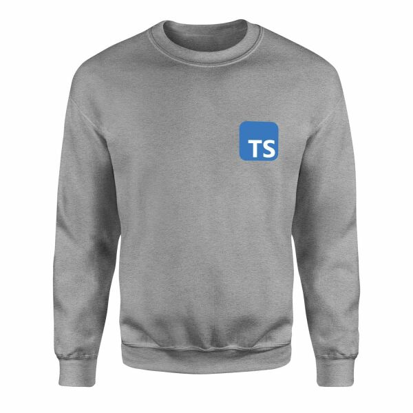 Typescript Sweatshirt M - Gri