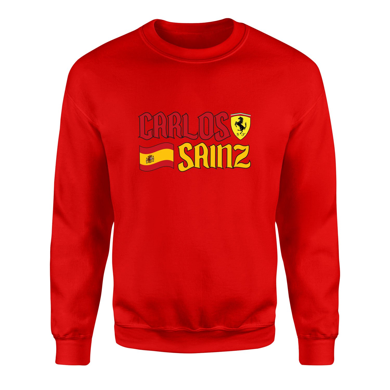Carlos Sainz Spanish Matador Sweatshirt L - Kırmızı