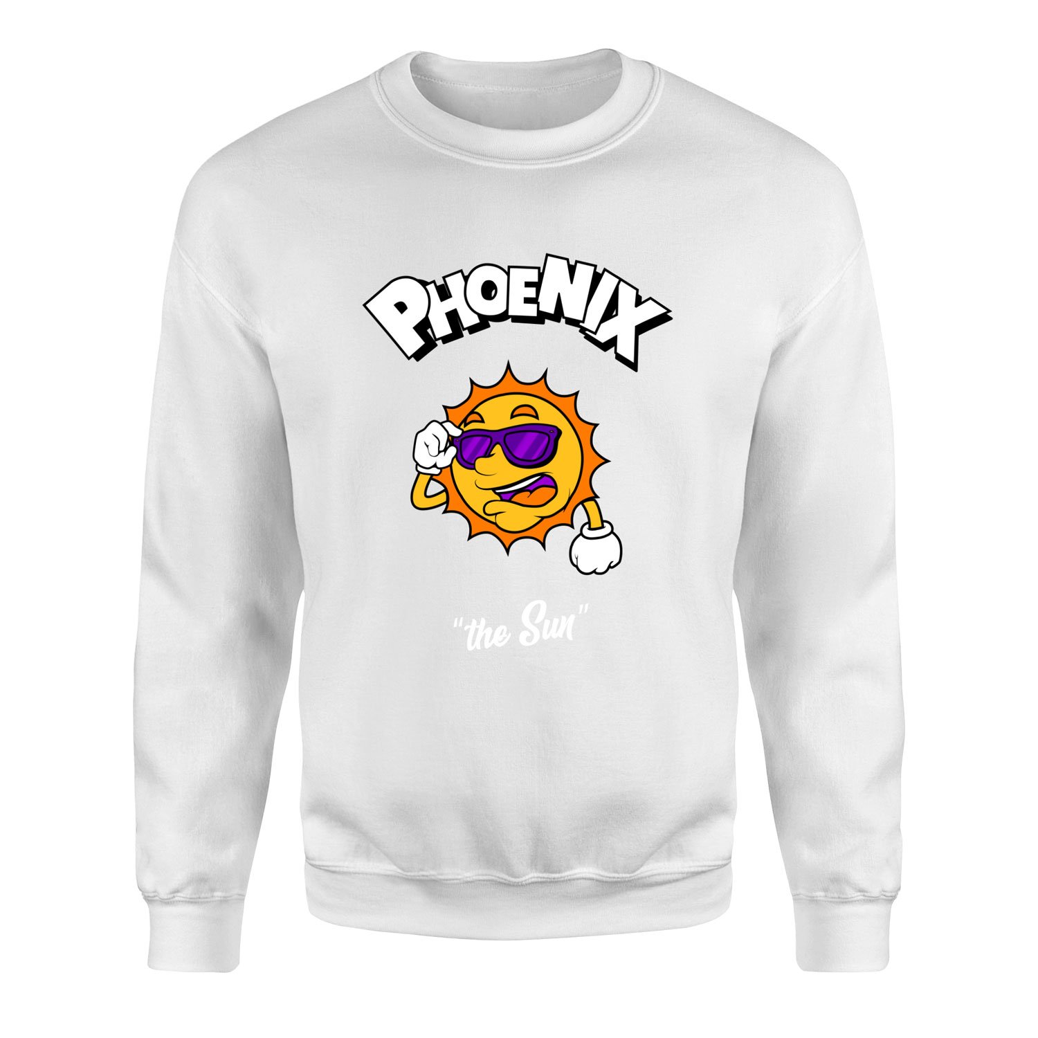 Phoenix Cartoon Sweatshirt XL - Beyaz