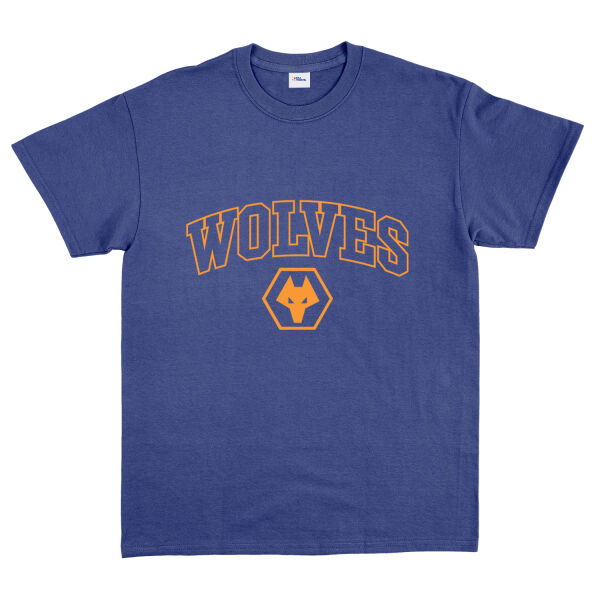 Wolves H Tişört XL - İndigo Mavisi