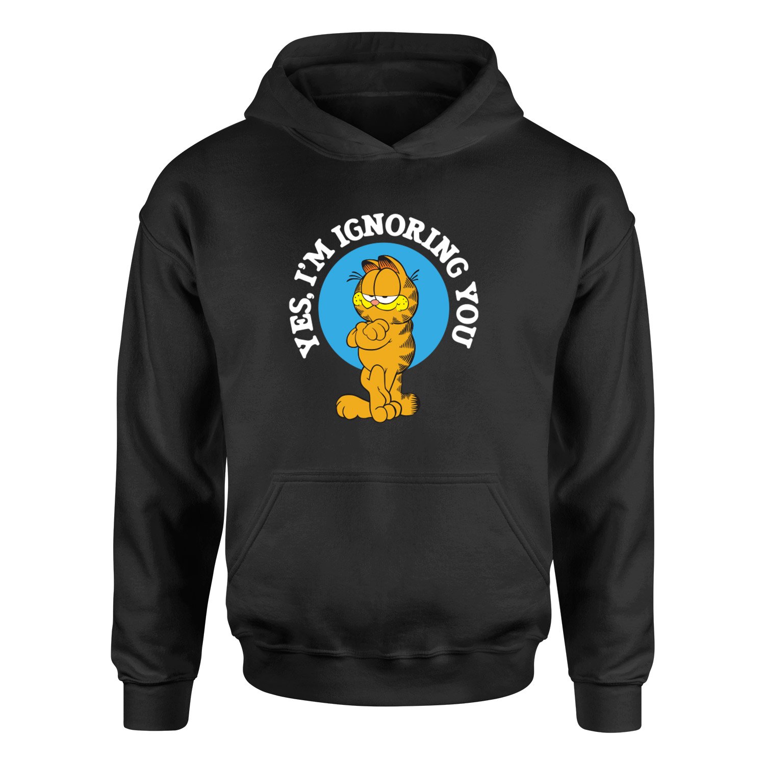 Yes, I’m Ignoring You | Garfield Hoodie M - Siyah