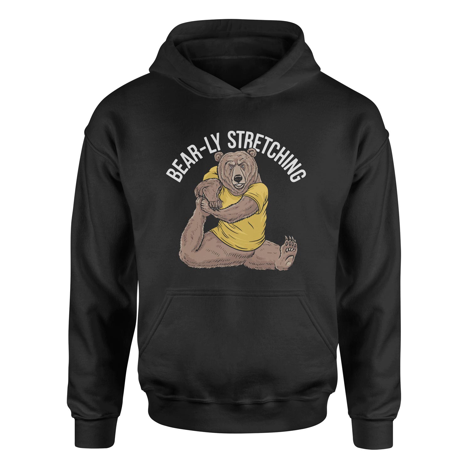 Bear-ly Stretching Hoodie