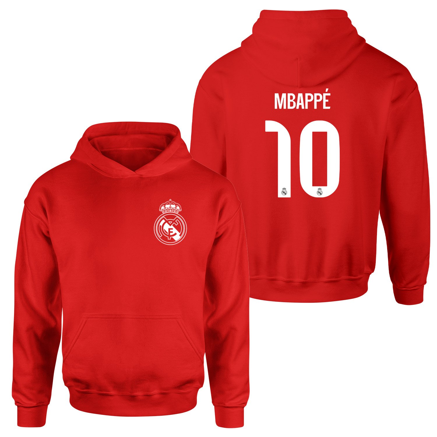 Kylian Mbappe RM WH Forma Hoodie M - Kırmızı