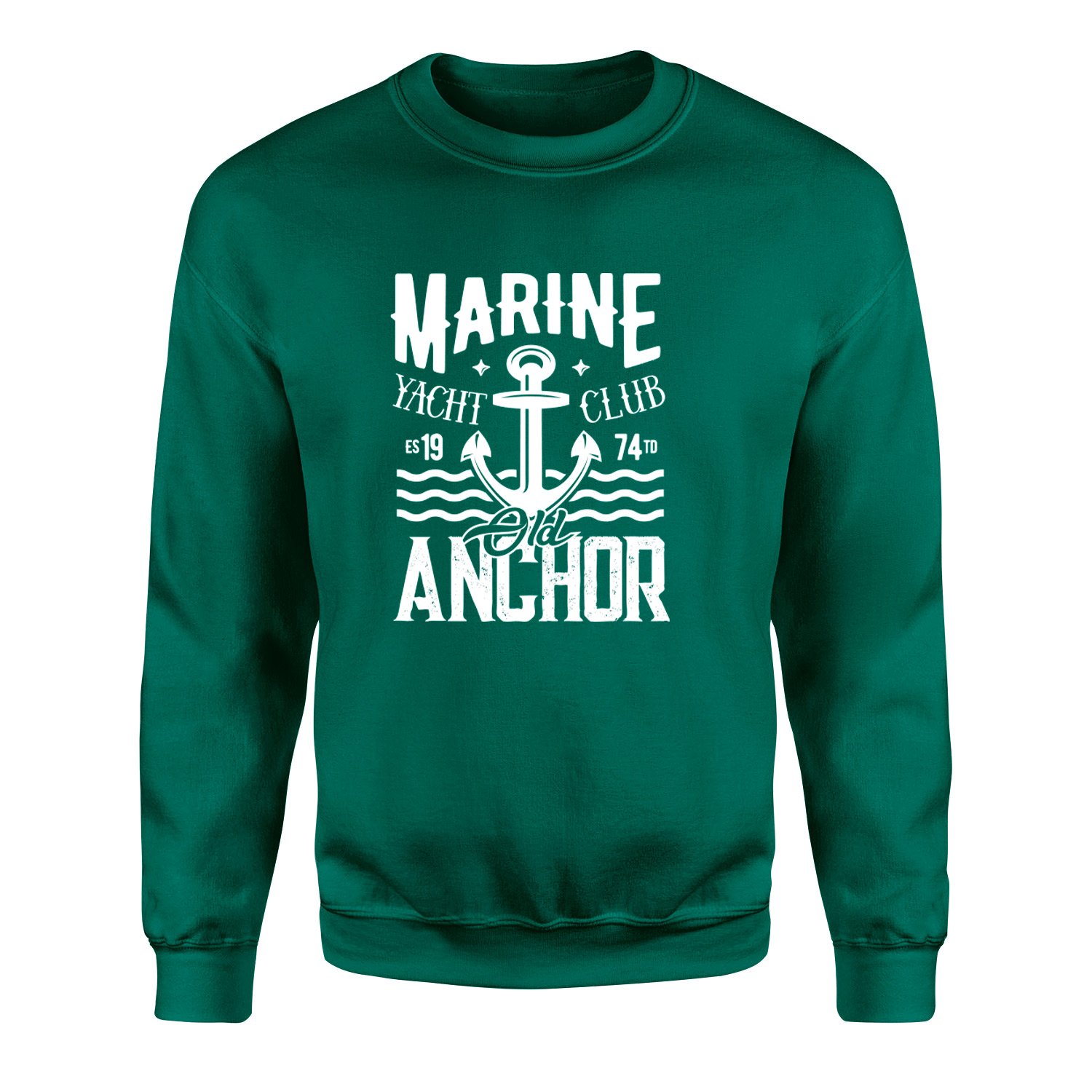 Old Anchor Sweatshirt XL - Nefti Yeşili