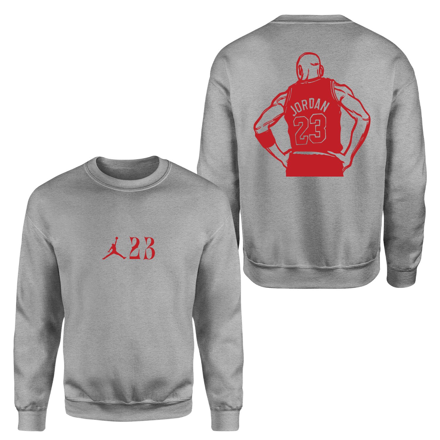 MJ 23 Unstoppable Red |  Air Jordan Sweatshirt XL - Gri