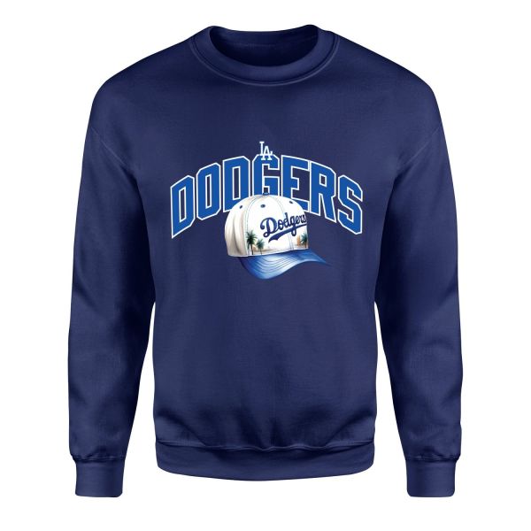 Welcome to California | Los Angeles Dodgers Sweatshirt M - İndigo Mavisi
