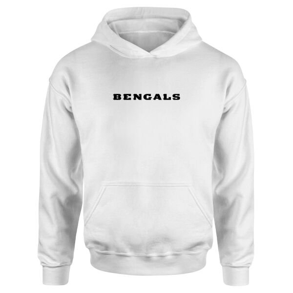 CIN BENGALS Iconic Hoodie S - Beyaz