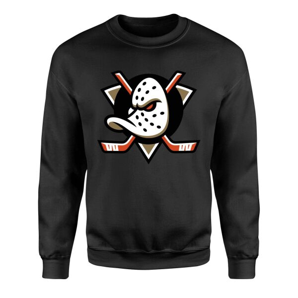 Anaheim Ducks Shield Sweatshirt M - Siyah