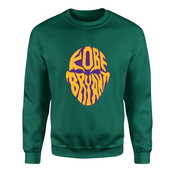 Kobe Bryant TH Sweatshirt S - Nefti Yeşili