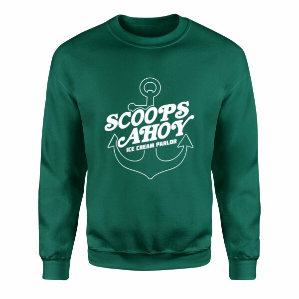 Scoops Ahoy Ice Cream Parlor Sweatshirt L - Nefti Yeşili