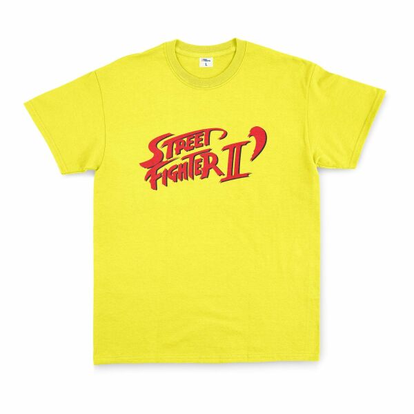Street Fighter II Tişört M - Sarı