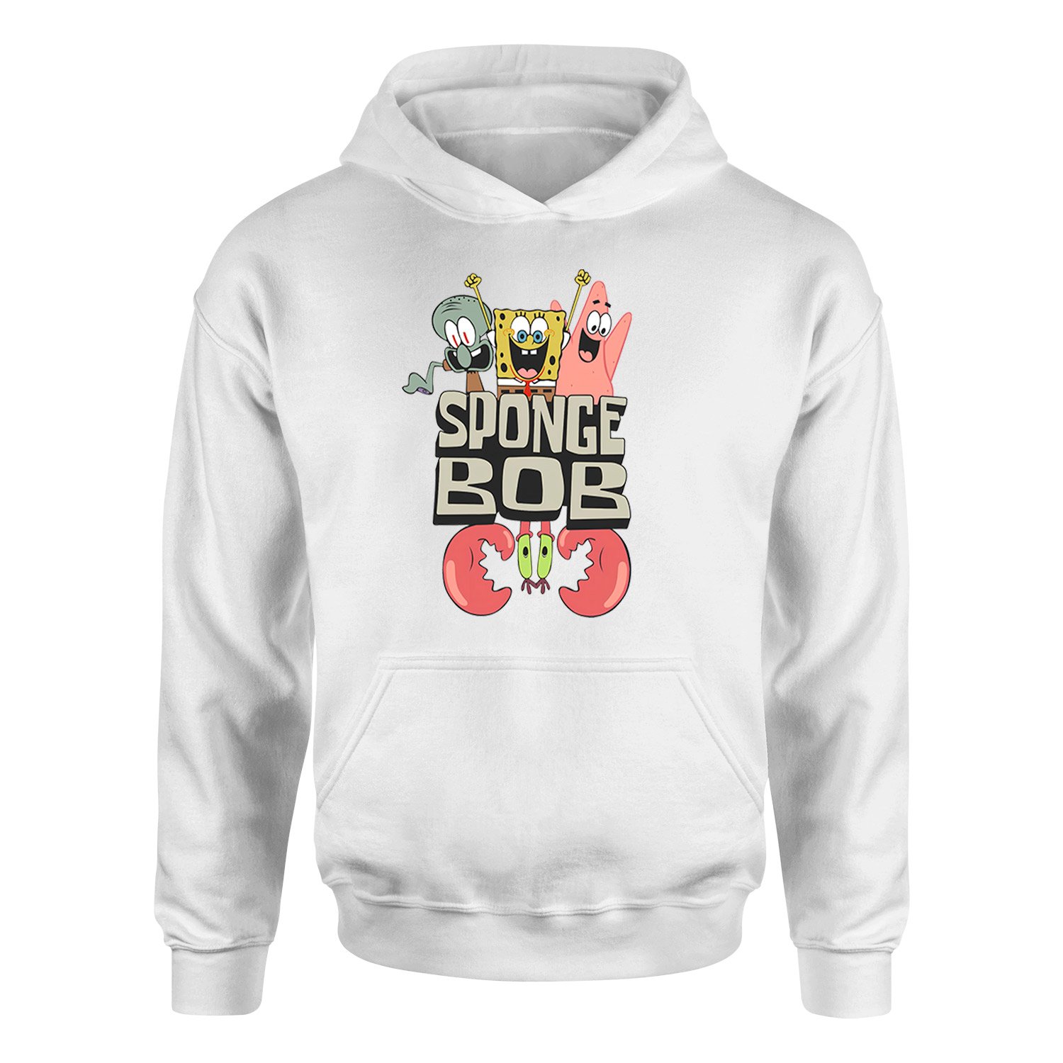 Sünger Bob Hoodie S - Beyaz