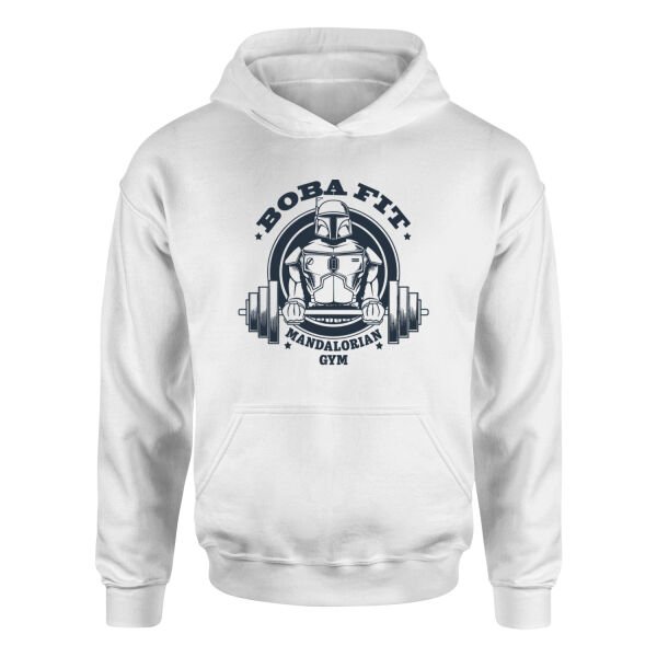Boba Fit Hoodie M - Beyaz