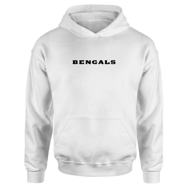 CIN BENGALS Iconic Hoodie M - Beyaz