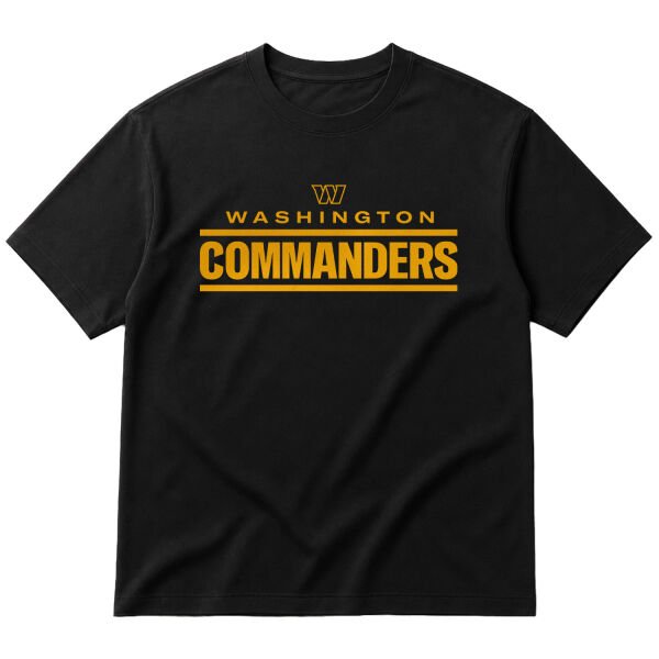 Washington Commanders WM Oversize Tişört S - Siyah