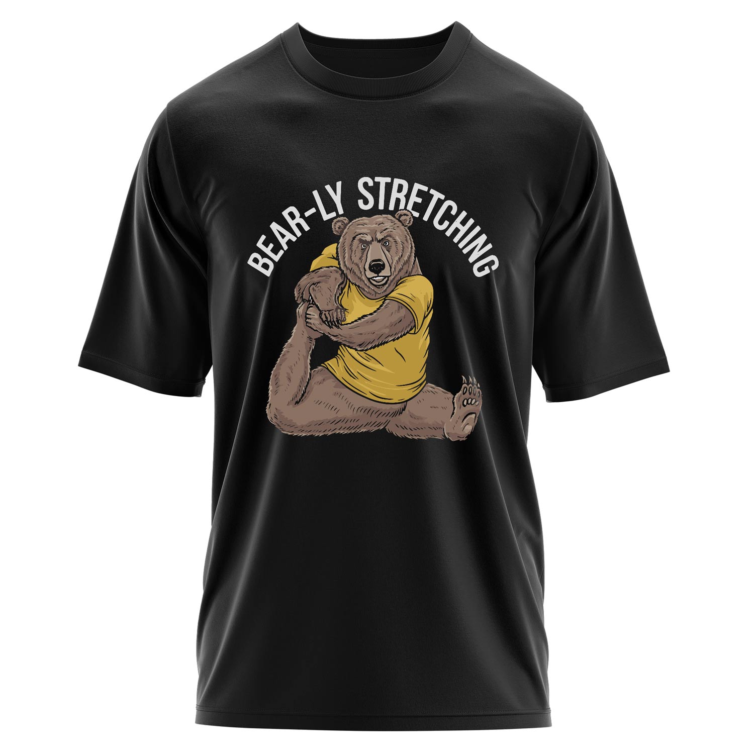 Bear-ly Stretching Oversize Tişört