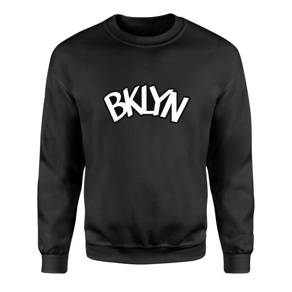 BKLYN Sweatshirt S - Siyah
