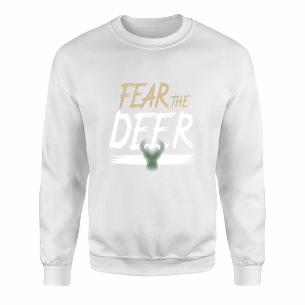 Fear the Deer Sweatshirt M - Beyaz
