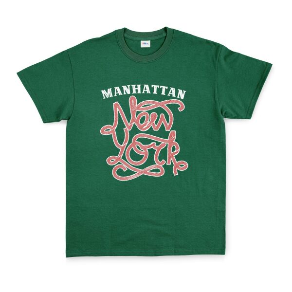 Manhatta, NYC Tişört M - Nefti Yeşili