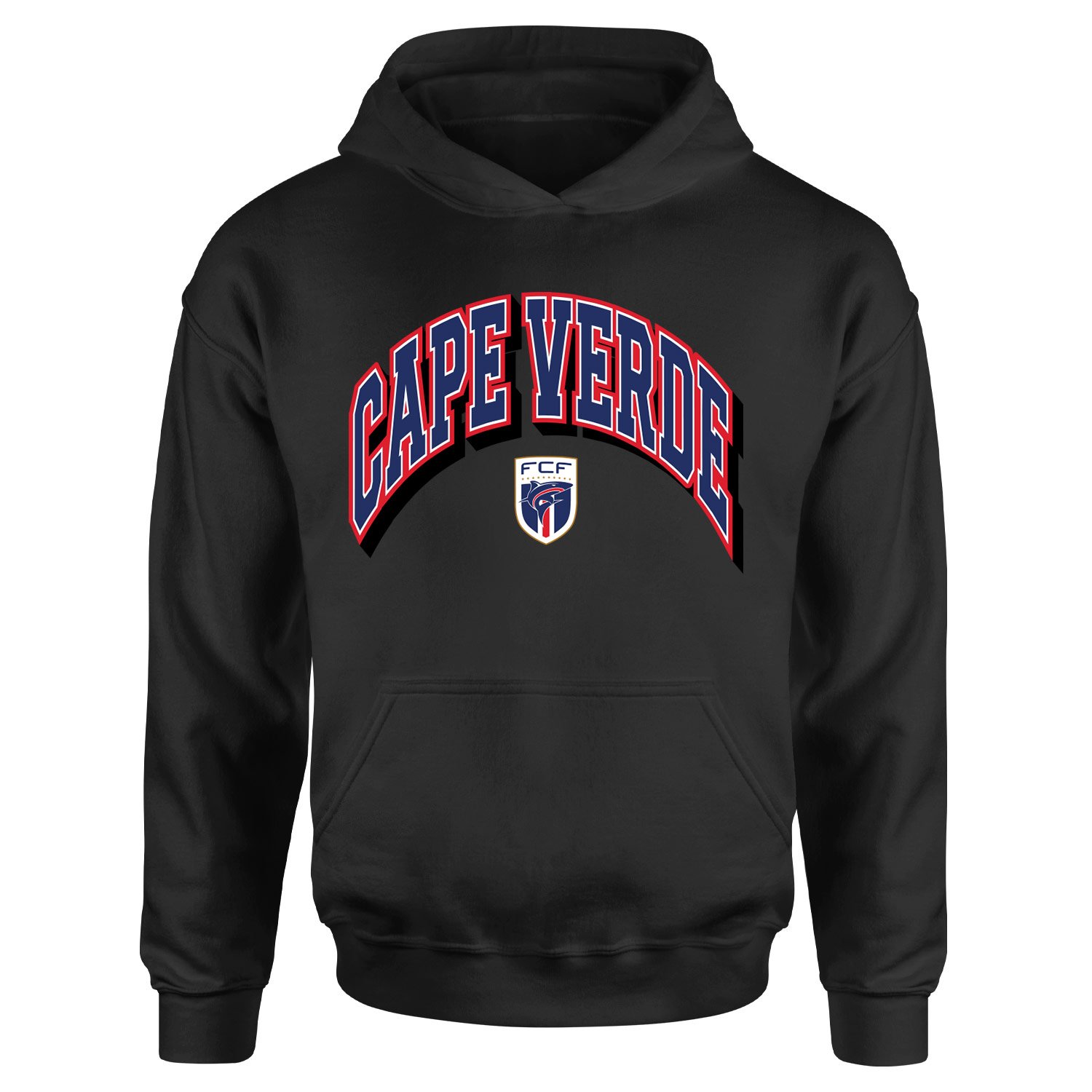 Cape Verde 2026 Varsity Hoodie L - Siyah