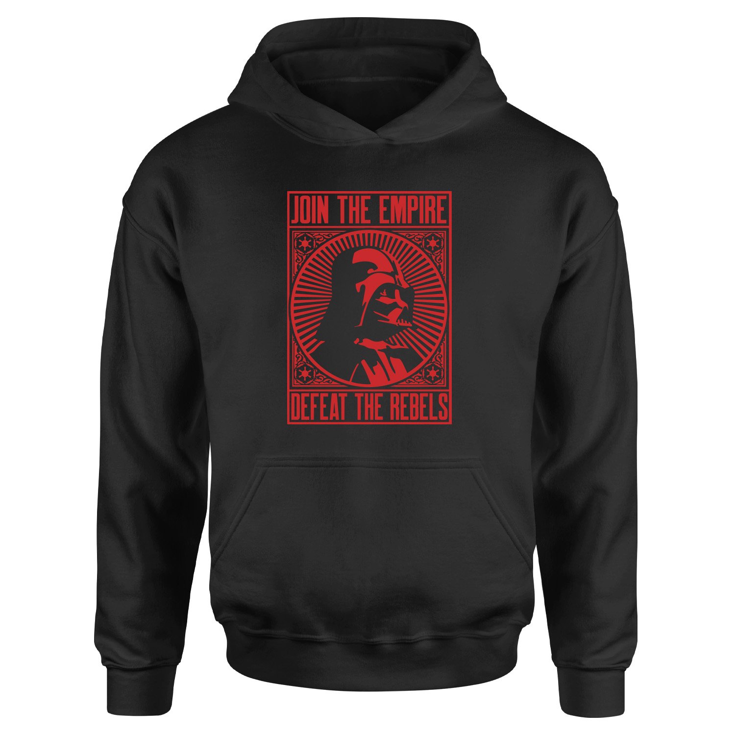 Join the Empire, Defeat the Rebels Hoodie XXL - Siyah