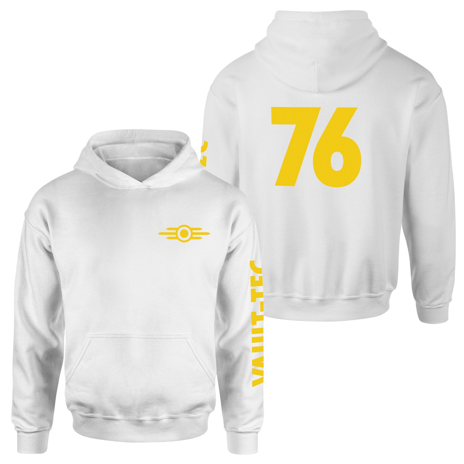 Vault 76 Dweller Hoodie XL - Beyaz