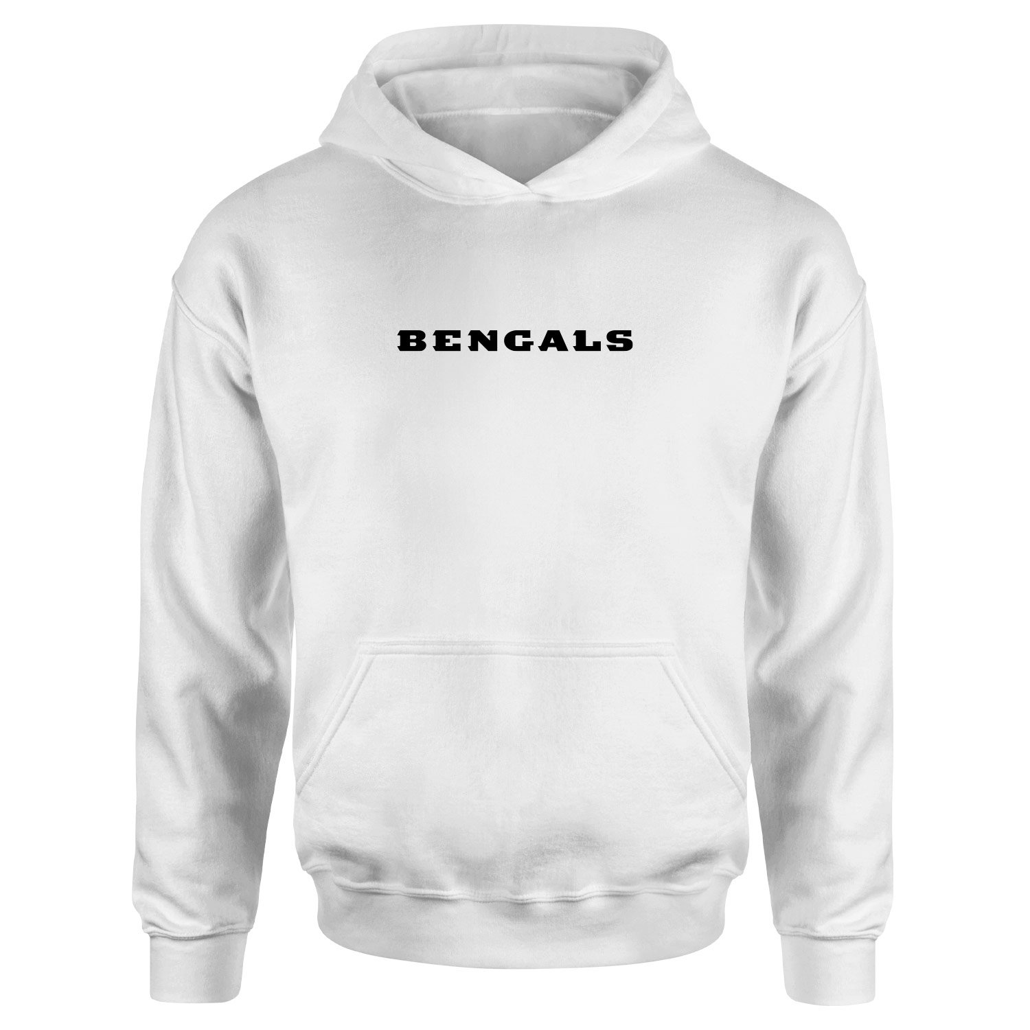 CIN BENGALS Iconic Hoodie L - Beyaz