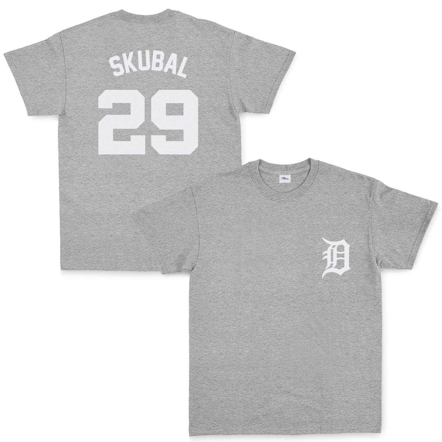 Tarik Skubal 29 Detroit Tigers Jersey Tişört XXL - Gri