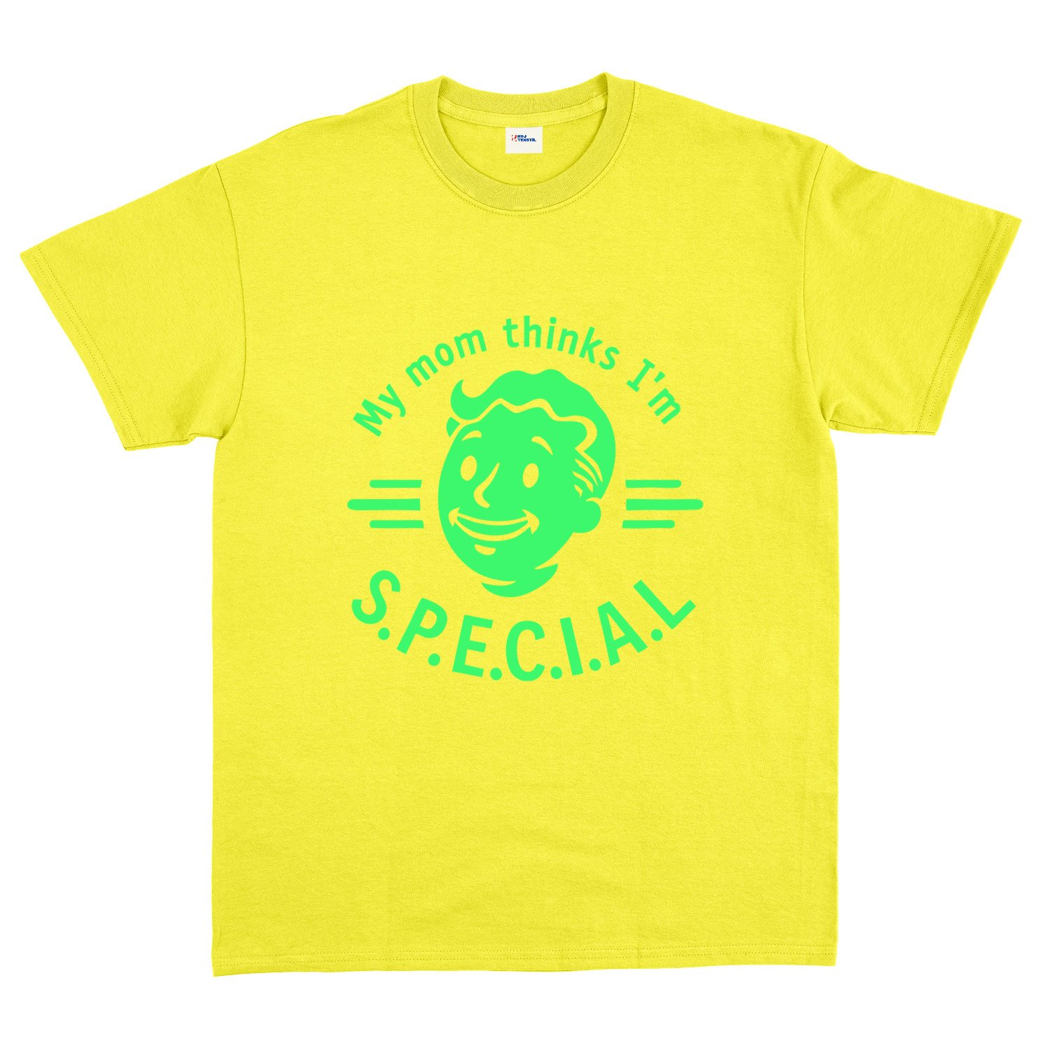 My mom thinks I’m S.P.E.C.I.A.L Tişört XL - Sarı