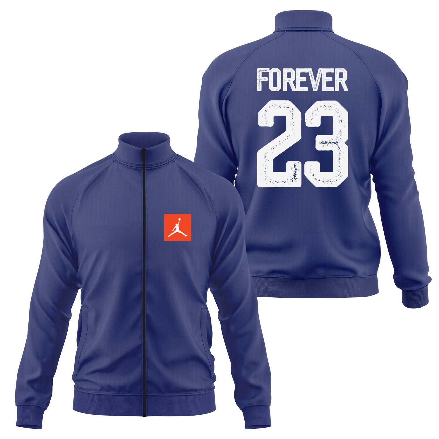 Air Jordan Forever 23 Fermuarlı Sweatshirt M - İndigo Mavisi | OUTLET