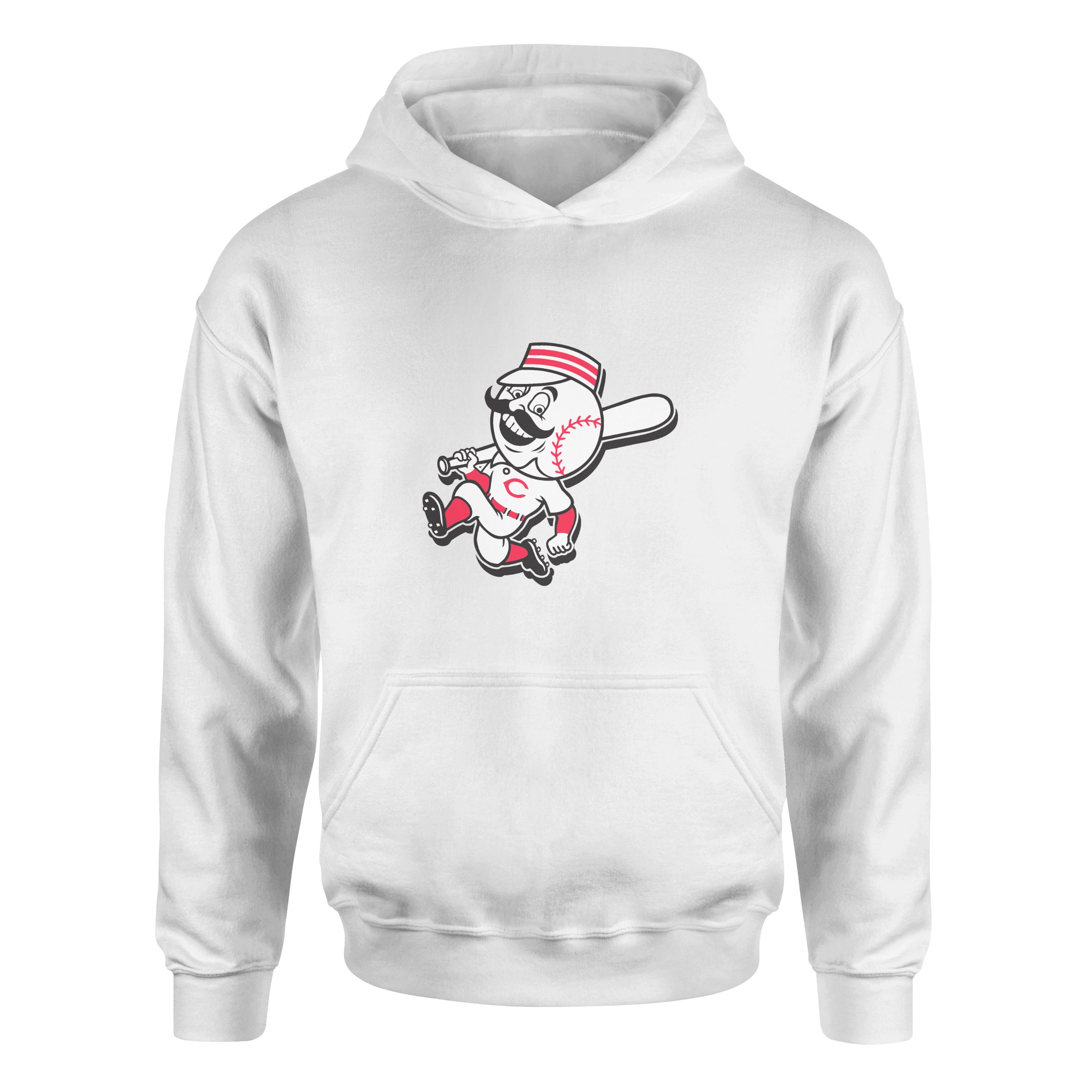 Cincinnati Reds | Mr. Red 60’s Hoodie L - Beyaz
