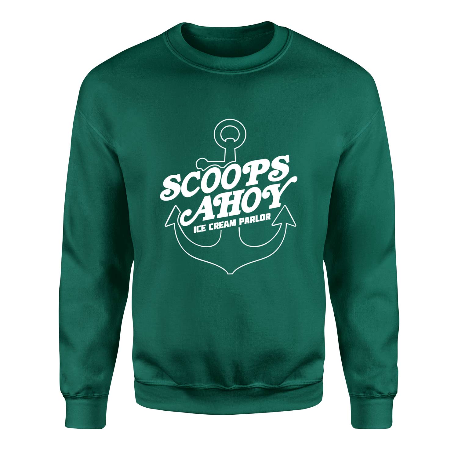 Scoops Ahoy Ice Cream Parlor Sweatshirt XL - Nefti Yeşili