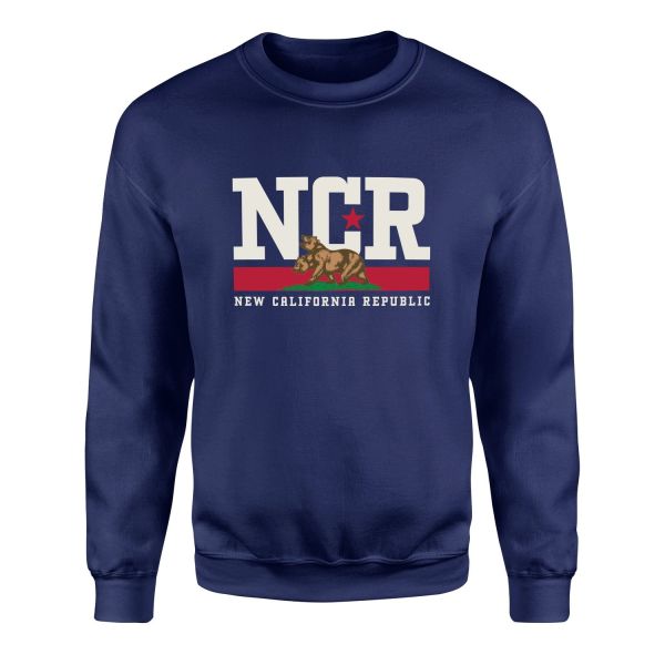 NCR | Fallout Premium Sweatshirt XL - İndigo Mavisi