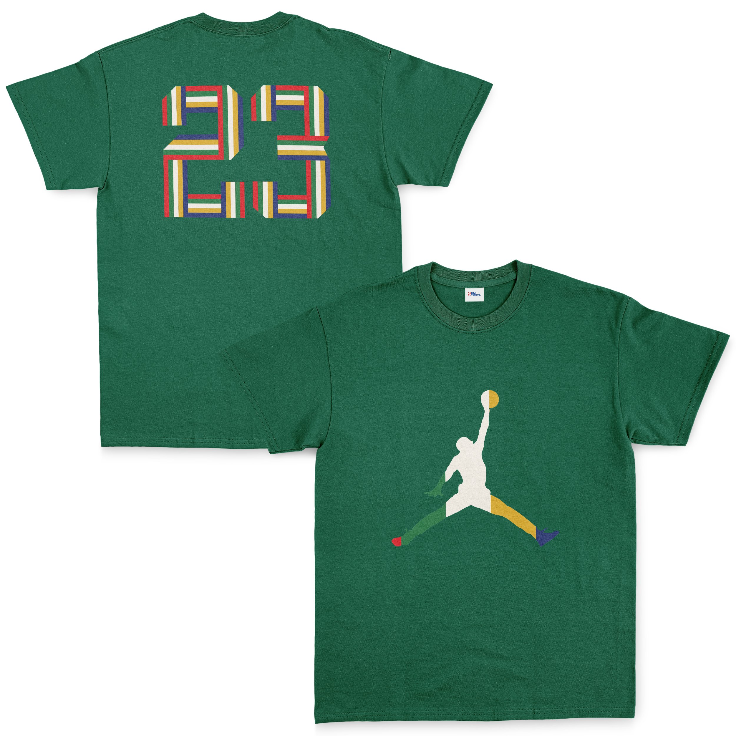 Air Jordan 23 PRISM Tişört M - Nefti Yeşili