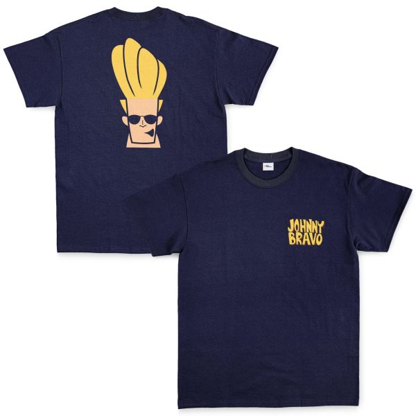 Woah Mamma | Johnny Bravo Tişört XL - Lacivert