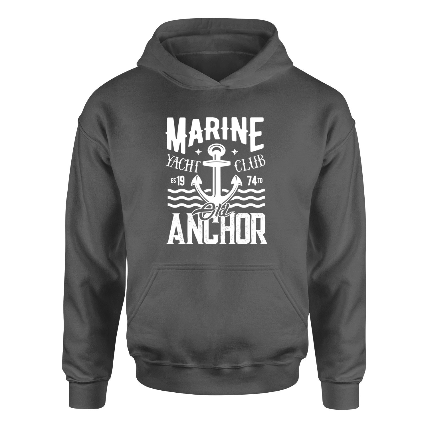 Old Anchor Hoodie XXL - Füme