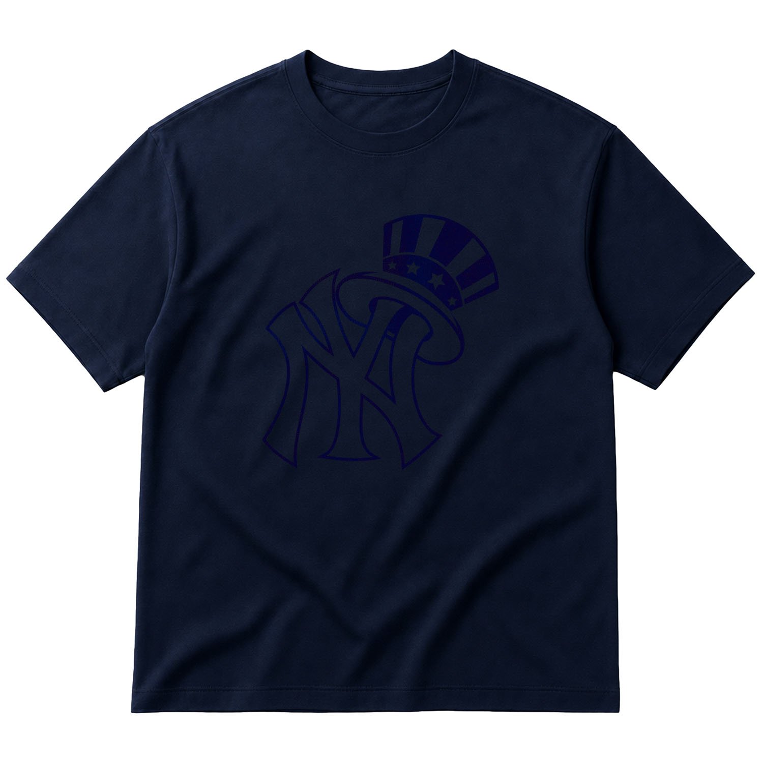 Yankees Classic Oversize Tişört L - İndigo Mavisi