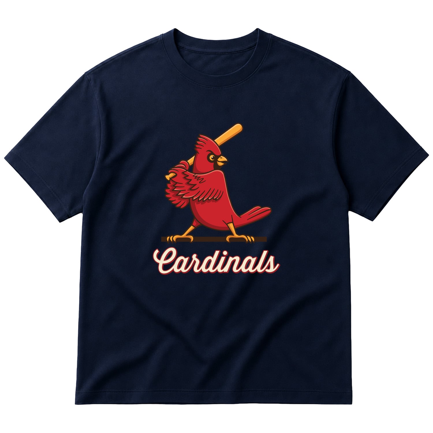 Cardinals Casual Oversize Tişört XL - İndigo Mavisi