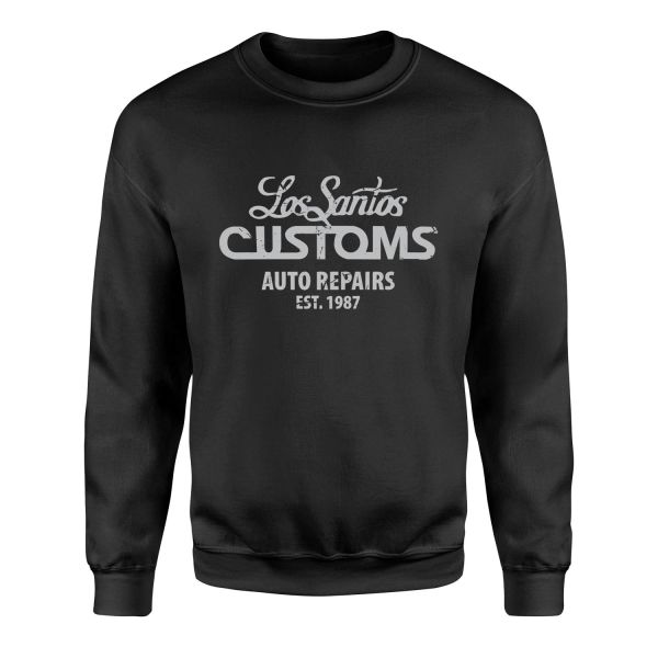 Los Santos Customs Sweatshirt M - Siyah