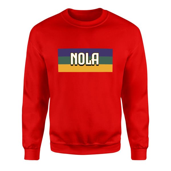 NOLA Sweatshirt M - Kırmızı
