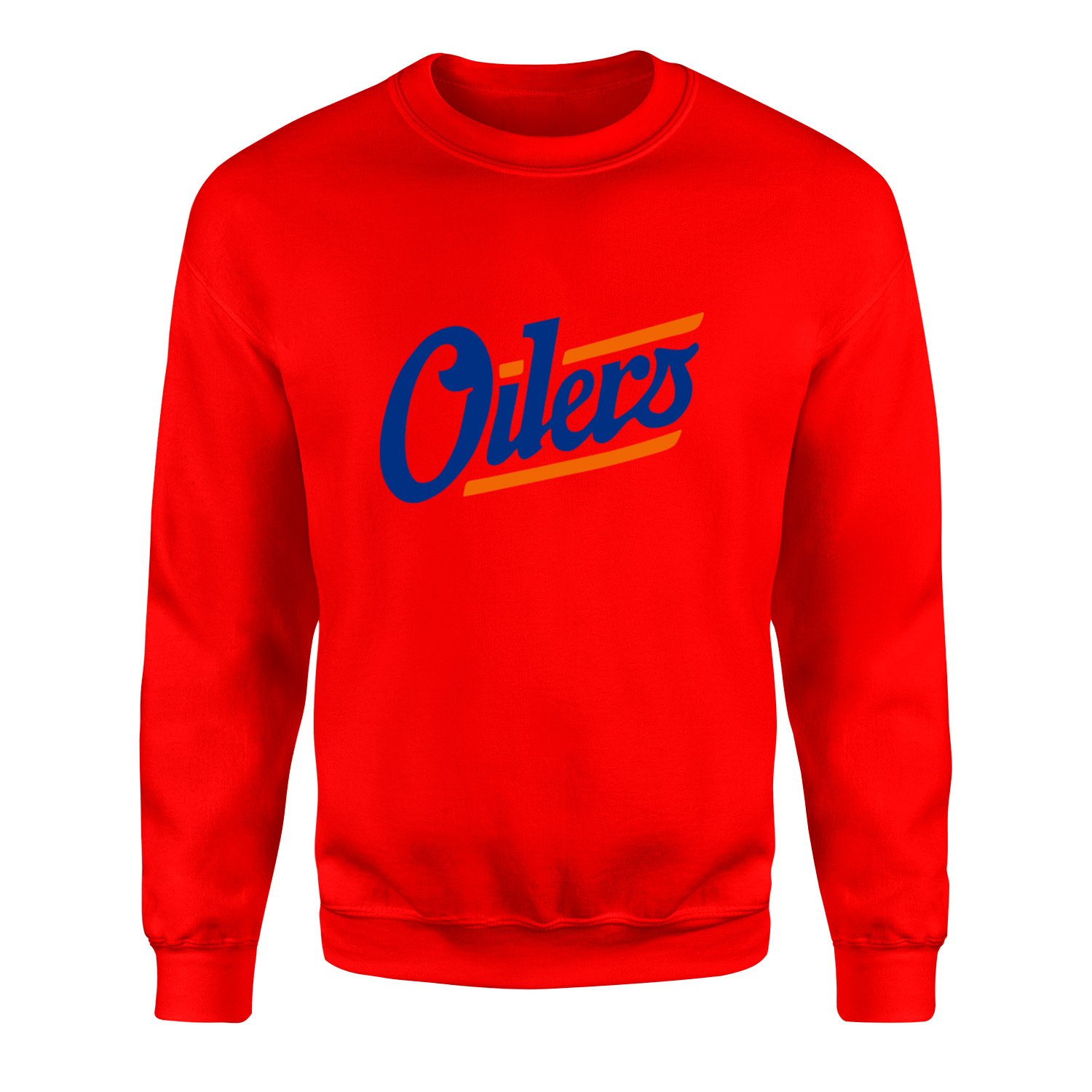 Edmonton Oilers Shield Sweatshirt S - Kırmızı